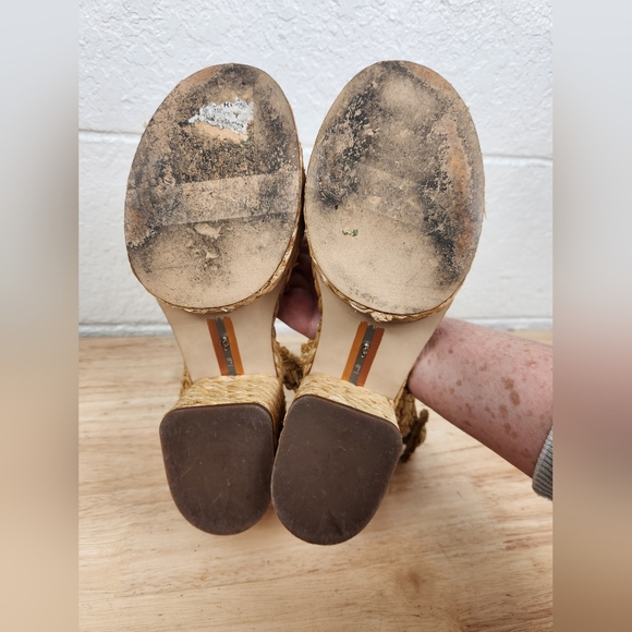 Sam edelman Iliana Heeled Sandals Womens 9 Espadrille Ankle Strap Platform Shoes - Picture 9 of 11